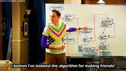 algorithm for making friends