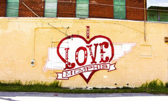 i love memphis street graffiti